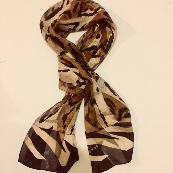 Echo Accessories - ECHO Animal Pattern Scarf
